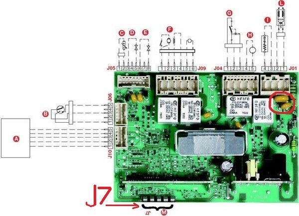 check the module connectors