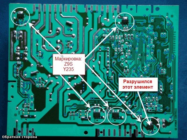 control board from Electrolux