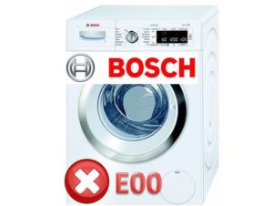 เครื่องซักผ้า Bosch - ข้อผิดพลาด E00