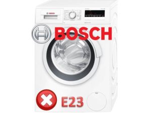 Feil E23 i en Bosch vaskemaskin