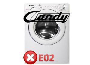 error E02 en Kandy