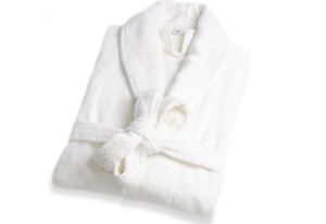 white terry robe