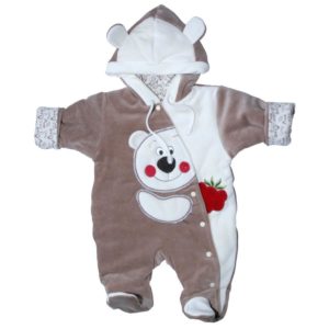 Baby-Overall aus Velours