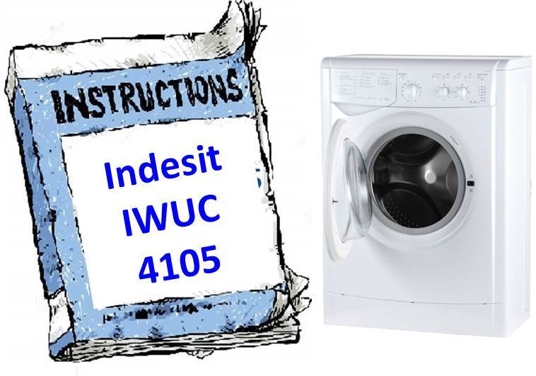 instruccions per a Indesit IWUC 4105