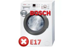 feil E17 i SM Bosch