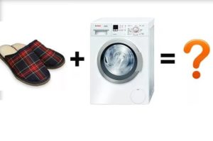 How to wash slippers in a washing machine