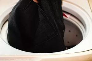 How to wash black clothes in a washing machine