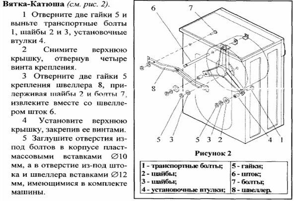 demontaż elementów transportowych