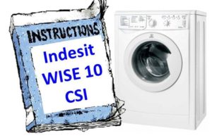 Indesit WISE 10 CSI instrukcijas