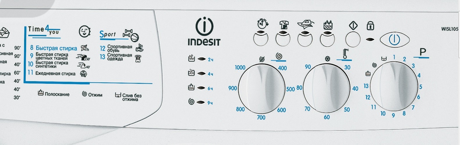 panel sterowania Indesit WISL 105