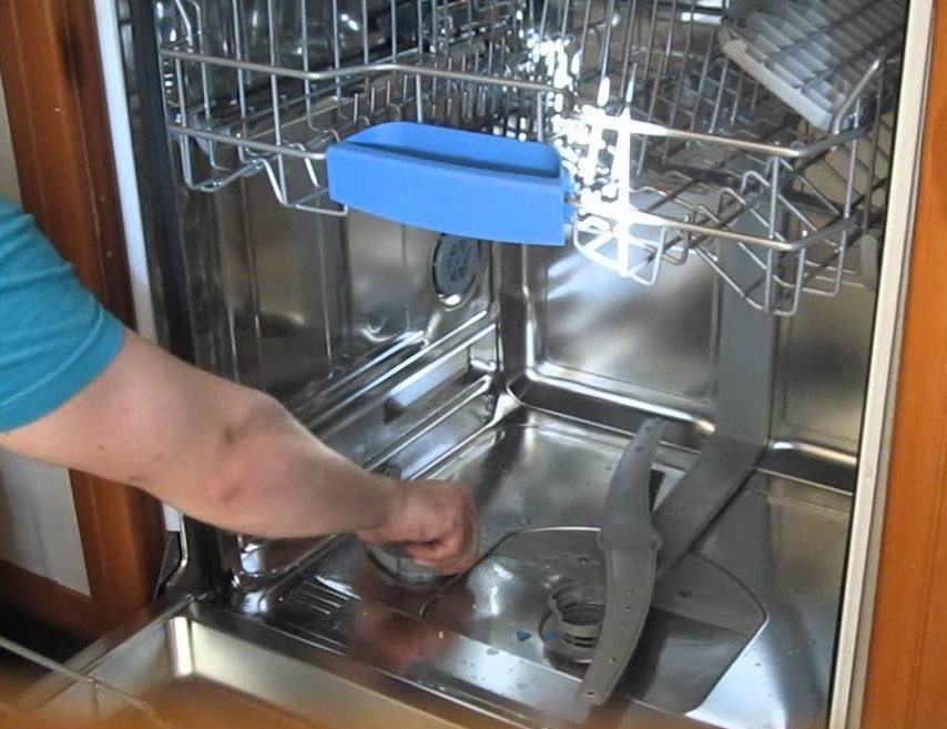 clog in the dishwasher