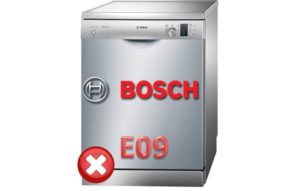 error E09 als rentavaixelles Bosch