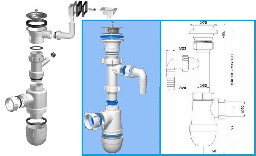 siphon installation