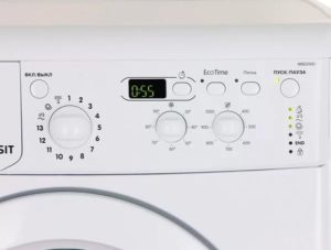 Indesit IWSD 51051 ohjauspaneeli