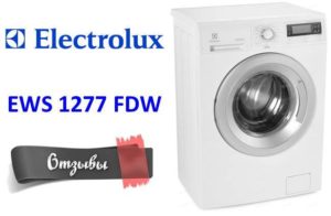 Arvostelut Electrolux EWS 1277 FDW pesukoneesta