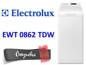 Avis sur la machine à laver Electrolux EWT 0862 TDW