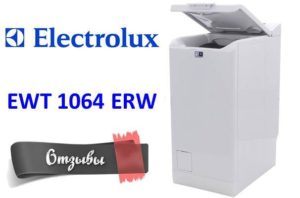 Recensies van de Electrolux EWT 1064 ERW wasmachine