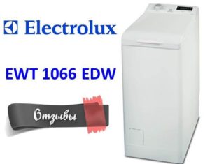 Anmeldelser af Electrolux EWT 1066 EDW vaskemaskine