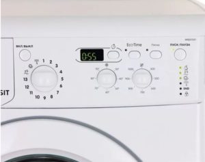 Indesit IWSC 51051 B CIS kontrolpanel