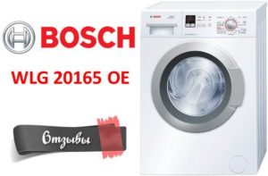 Avaliações da máquina de lavar roupa Bosch WLG20165OE