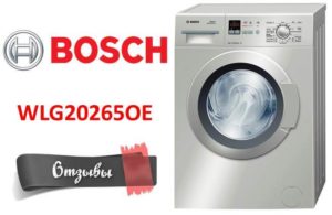 Atsiliepimai apie skalbimo mašiną Bosch WLG20265OE