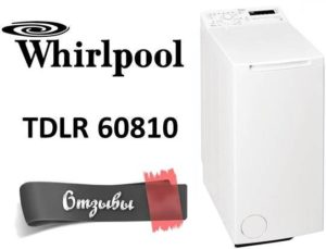 mga review ng Whirlpool TDLR 60810