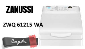 Arvostelut Zanussi ZWQ 61215 WA pesukoneesta