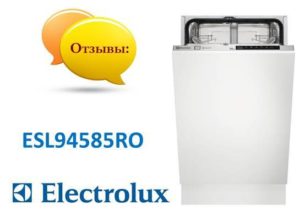 Atsiliepimai apie Electrolux ESL94585RO indaplovę