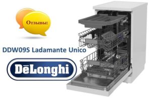 Ulasan mesin basuh pinggan mangkuk Delonghi DDW09S Ladamante Unico