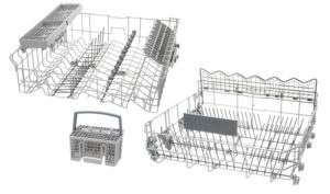 upper and lower dish baskets