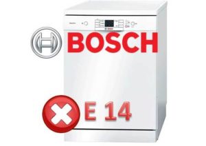 How to fix error E14 in a Bosch dishwasher