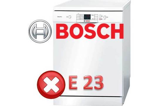 שגיאת Bosch E23