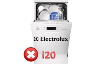 ralat i20 dalam Electrolux