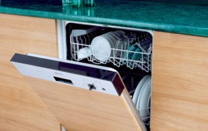 Review of partially built-in dishwashers 45 cm