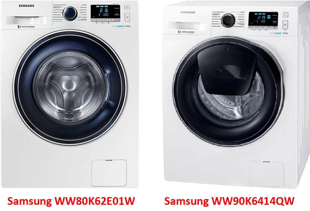 Samsung WW80K62E01W Samsung WW90K6414QW