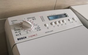 German-assembled Bosch vertical washing machine