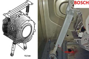 Schokdempers vervangen voor een Bosch wasmachine