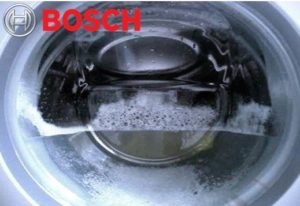 Bosch tvättmaskin dränerar inte vatten