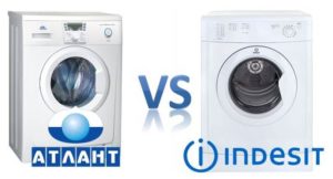 Qual máquina de lavar é melhor: Indesit ou Atlant?