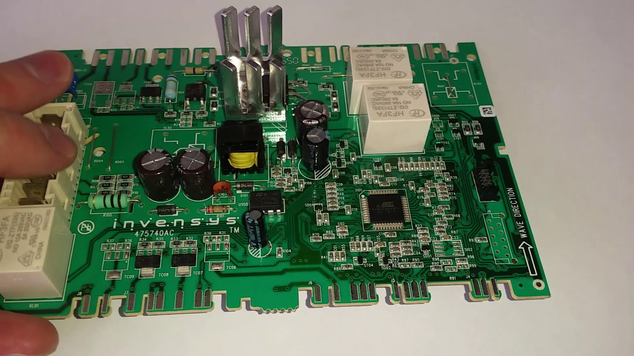 Control module of the Kandy washing machine