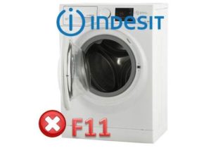 Fejl F11 i Indesit vaskemaskinen