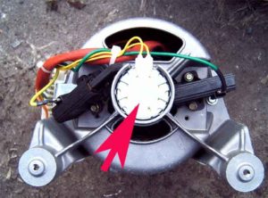 Repairing a tachometer in a washing machine