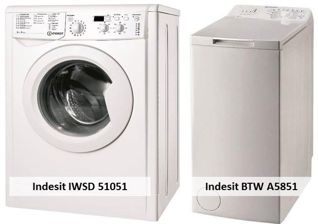 Indesit IWSD 51051 Indesit BTW A5851