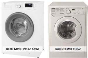 BEKO MVSE 79512 XAWI และ Indesit EWD 71052