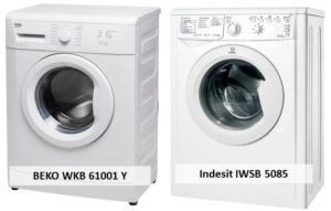 BEKO WKB 61001 Y และ INDESIT IWSB 5085