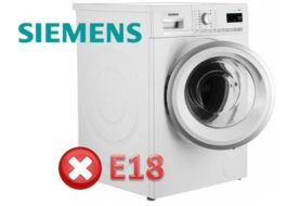 Erro E18 no Siemens SM