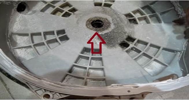 emplacement d'installation des roulements et des joints