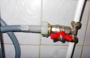 inlet hose connection