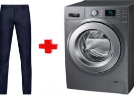 How to wash trousers in a washing machine