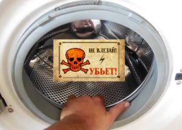 Why is the washing machine drum electrocuted?